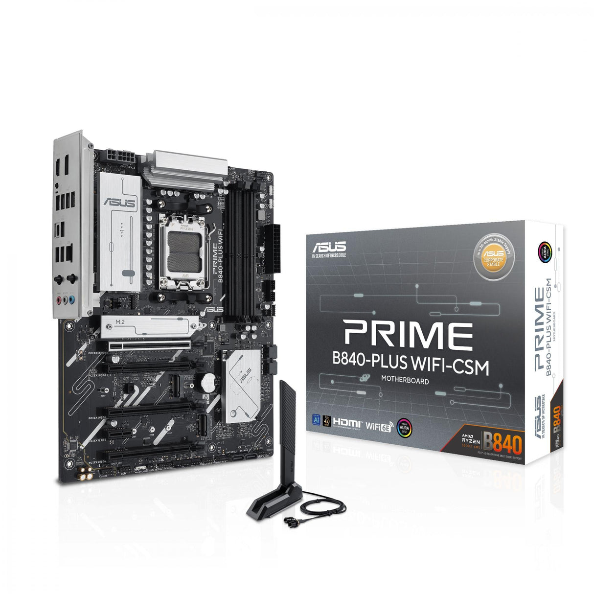 ASUS PRIME B840-PLUS WIFI (ATX, B840, AM5)