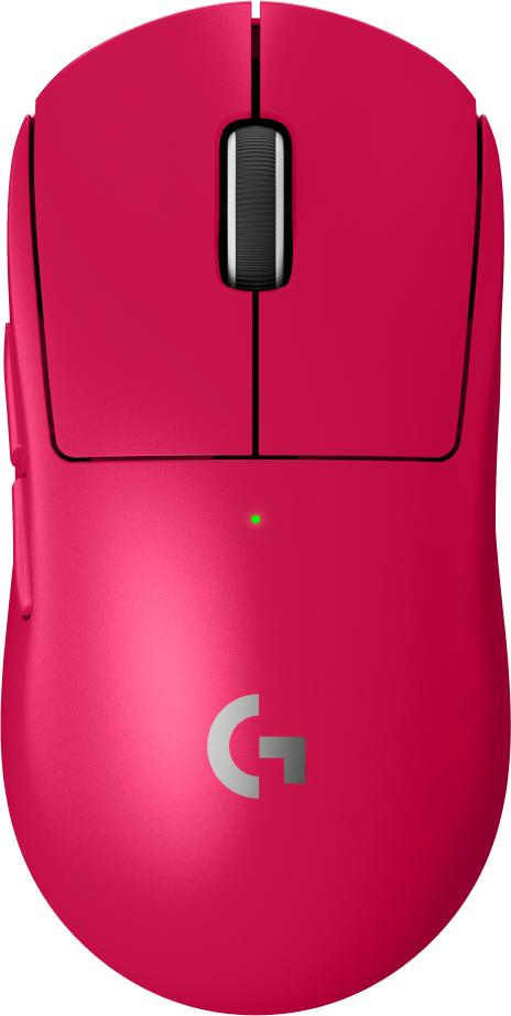 Logitech - G PRO X SUPERLIGHT 2 LIGHTSPEED Spelmus, Magenta
