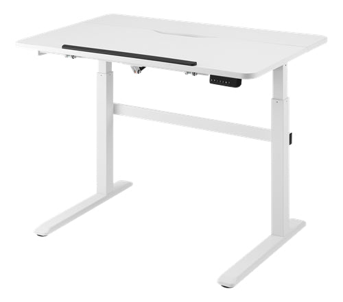 DELTACO Office Premium Sitt/stå Skrivbord Stålkontor