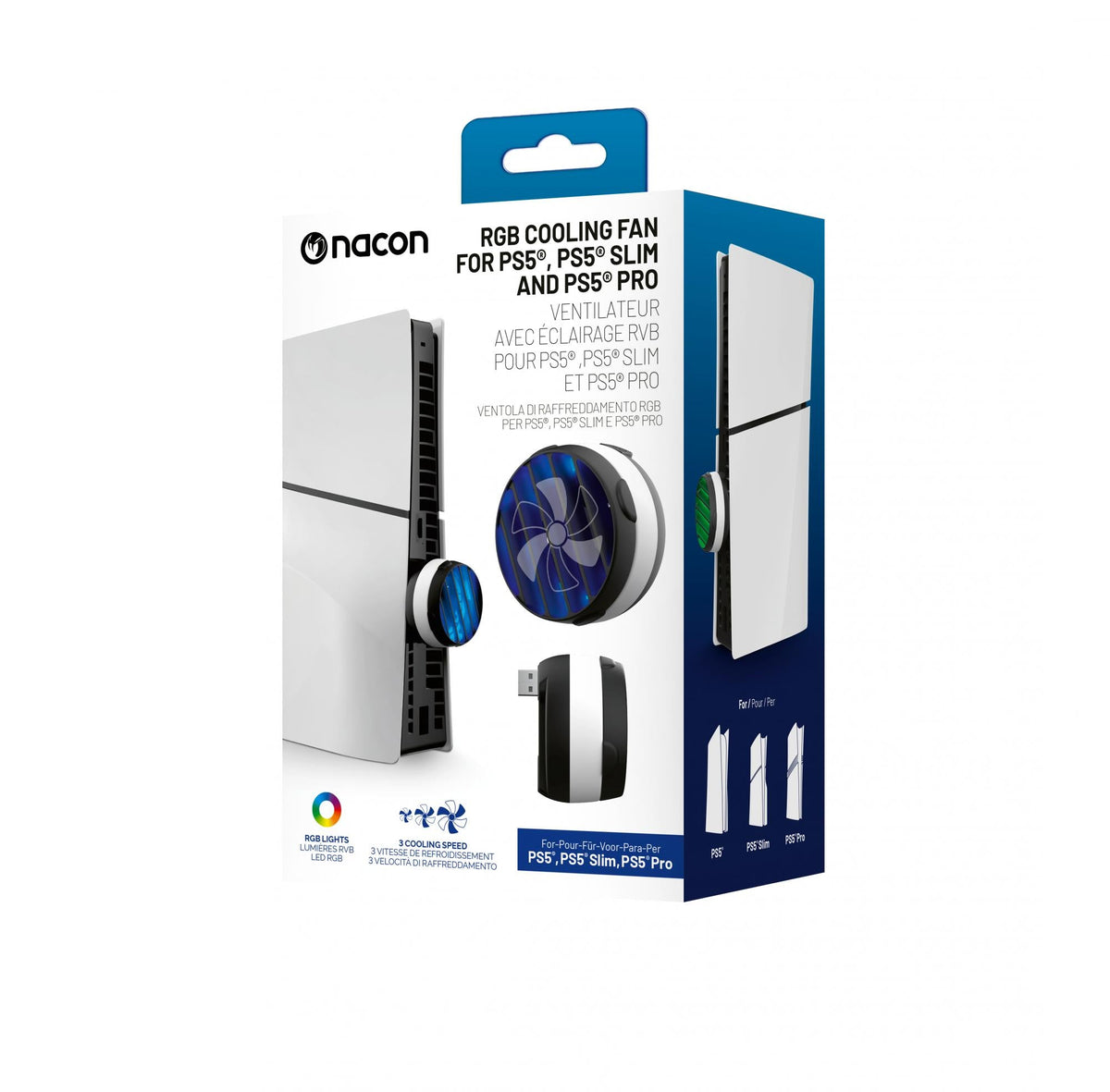 Nacon - RGB Ventilator - PS5 /PS5 Slim /PS5 Pro Nacon