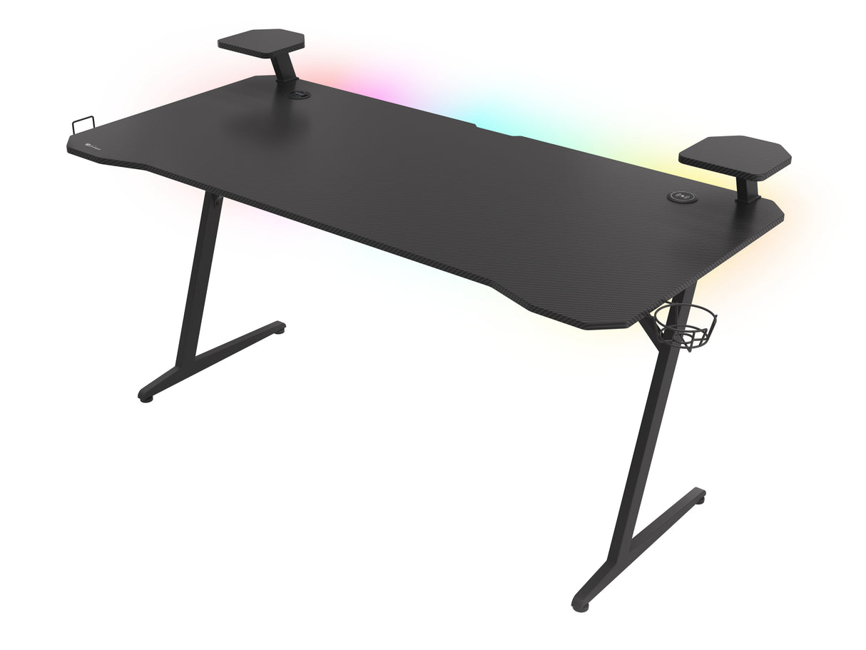 Genesis Holm 510 RGB Skrivbord Stålram Svart Gaming