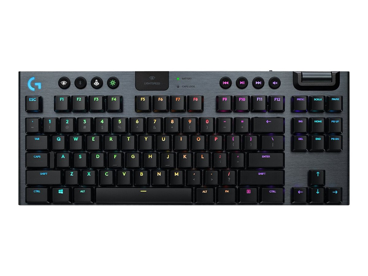 Logitech G915 TKL Tenkeyless LIGHTSPEED Wireless RGB Mekaniskt Speltangentbord Mekaniskt LIGHTSYNC Wireless Nordic