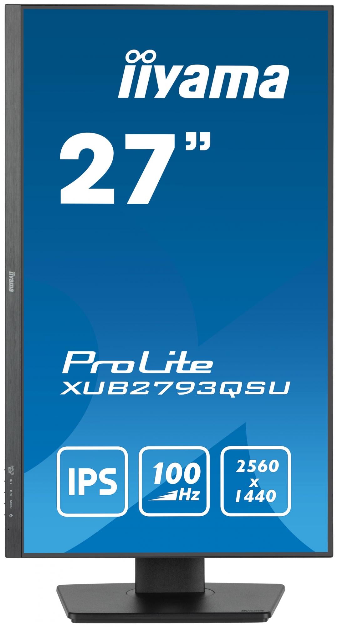Iiyama ProLite XUB2793QSU-B6 27 2560 X 1440 (2K) HDMI DisplayPort 100Hz Pivot-skärm