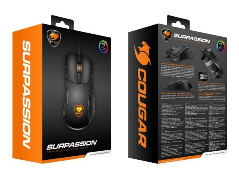 Cougar Surpassion Gaming Mouse - Optisk RGB