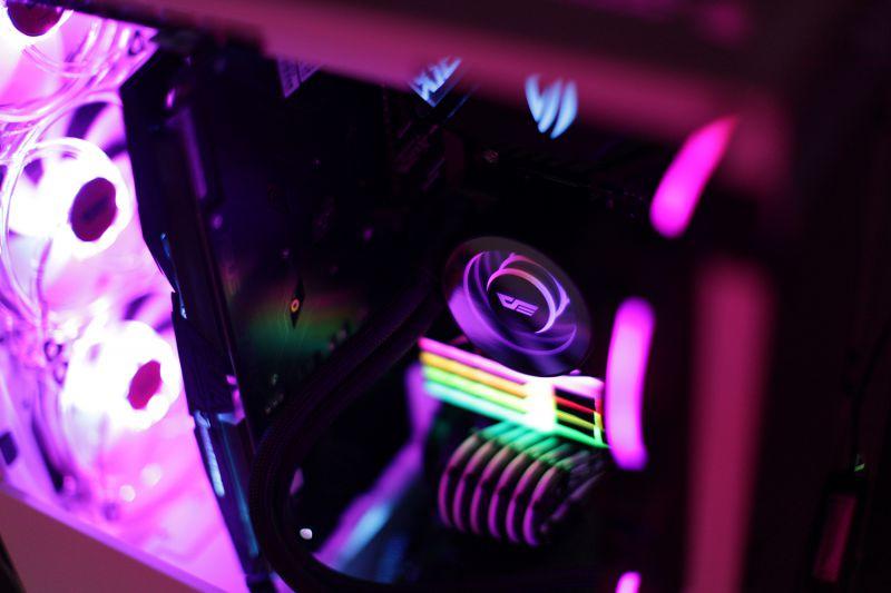 Darkflash TR360 PC Vattenkylning AiO RGB 3x 120x120 (svart)