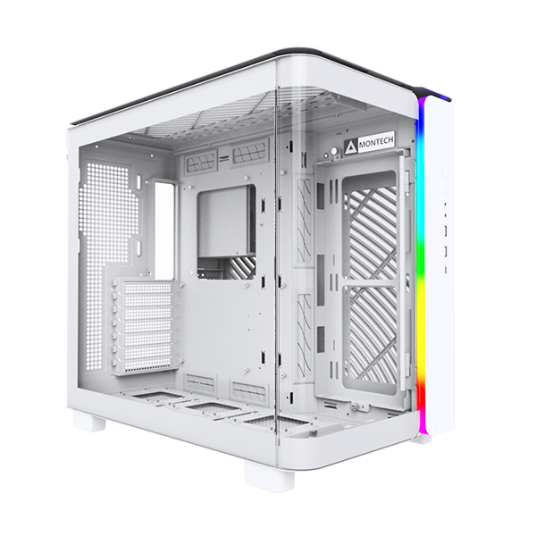 Montech King 95 Vit - Böjt Glas