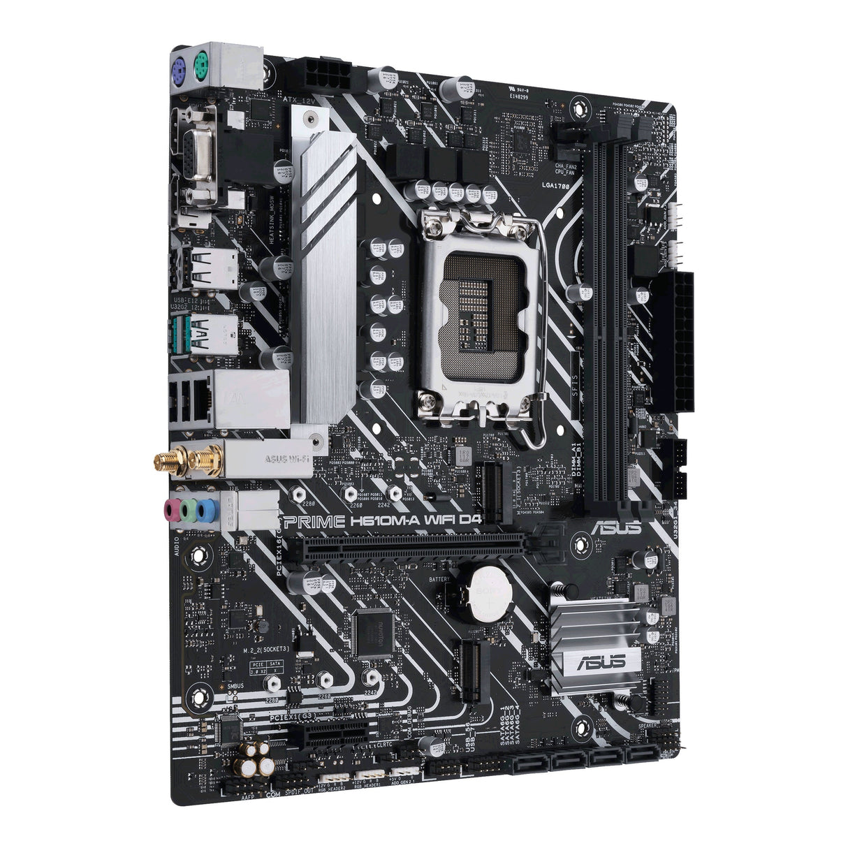 ASUS PRIME H610M-A WIFI D4 (mATX, H610, LGA 1700, DDR4)