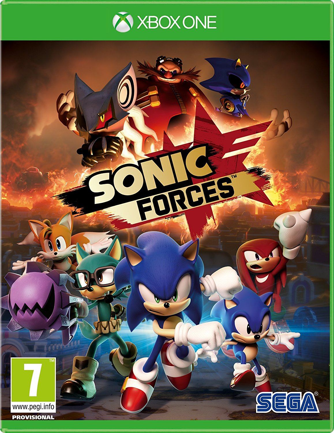 Sonic Forces – Xbox One – forside