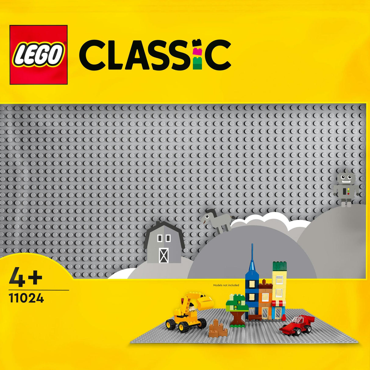 LEGO Classic - Grå Bottenplatta (11024)