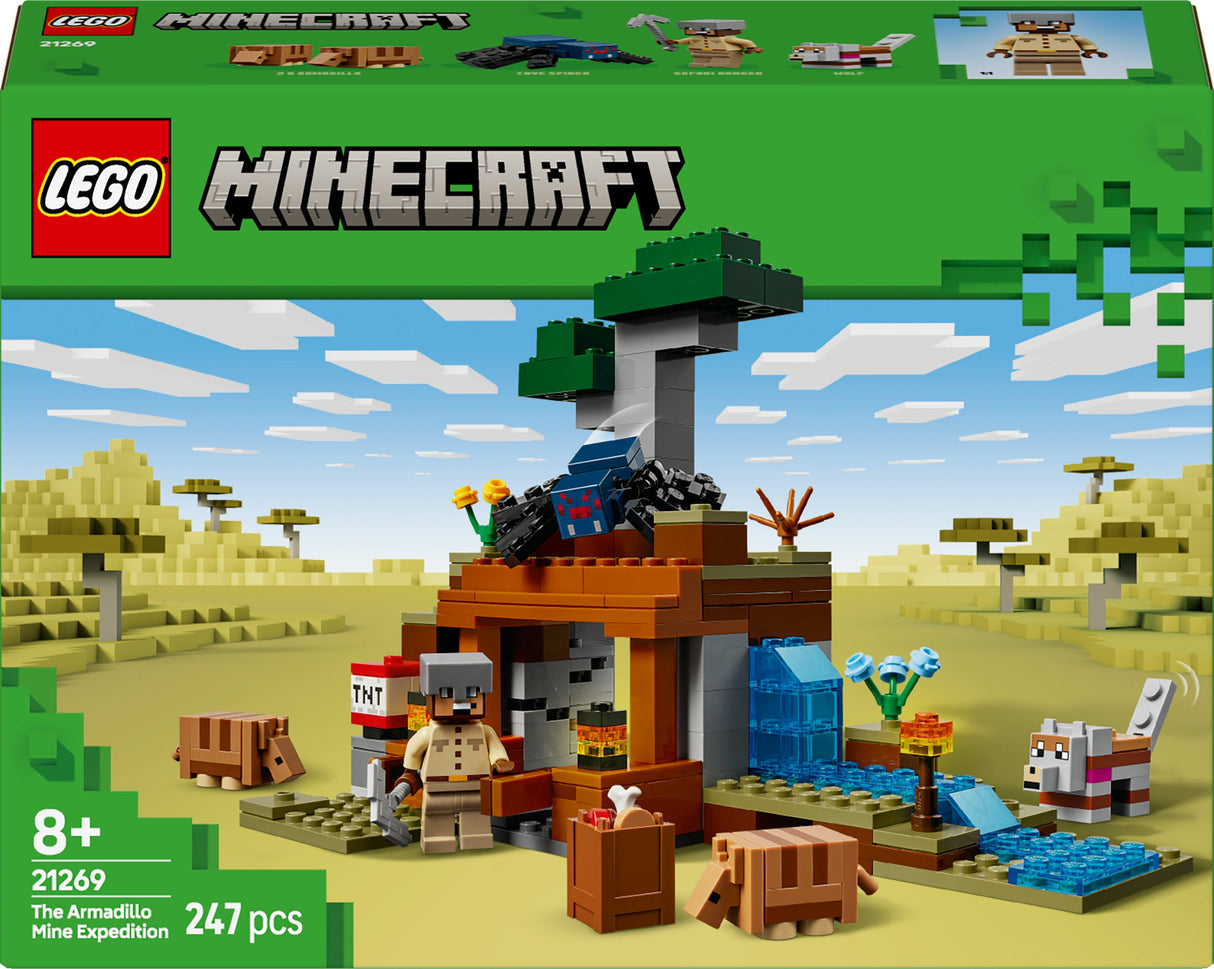 LEGO 21269 Minecraft Bältdjursgruvans Expedition