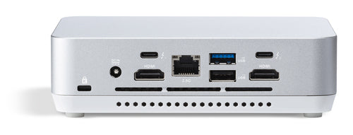 ASUS NUC 14 Pro+ Kit RNUC14RVSU700002I – bagpanel fra modsat vinkel