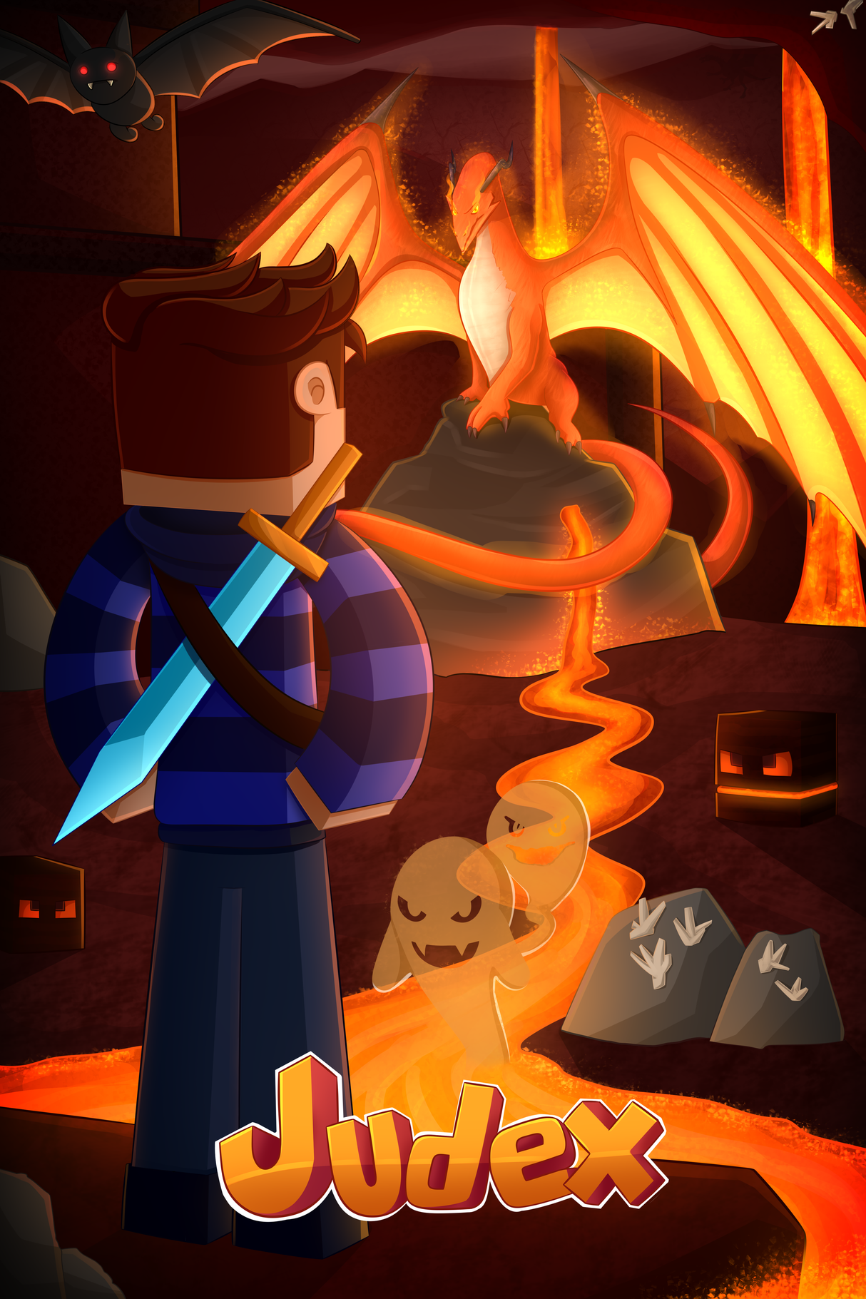 Judex Elddrake Affisch