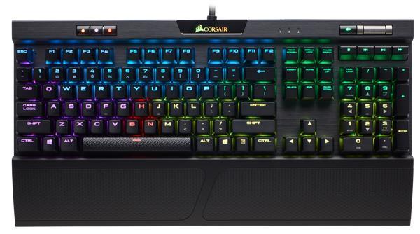 Corsair Gaming K70 RGB MK.2 RapidFire - Svart - Cherry MX Speed