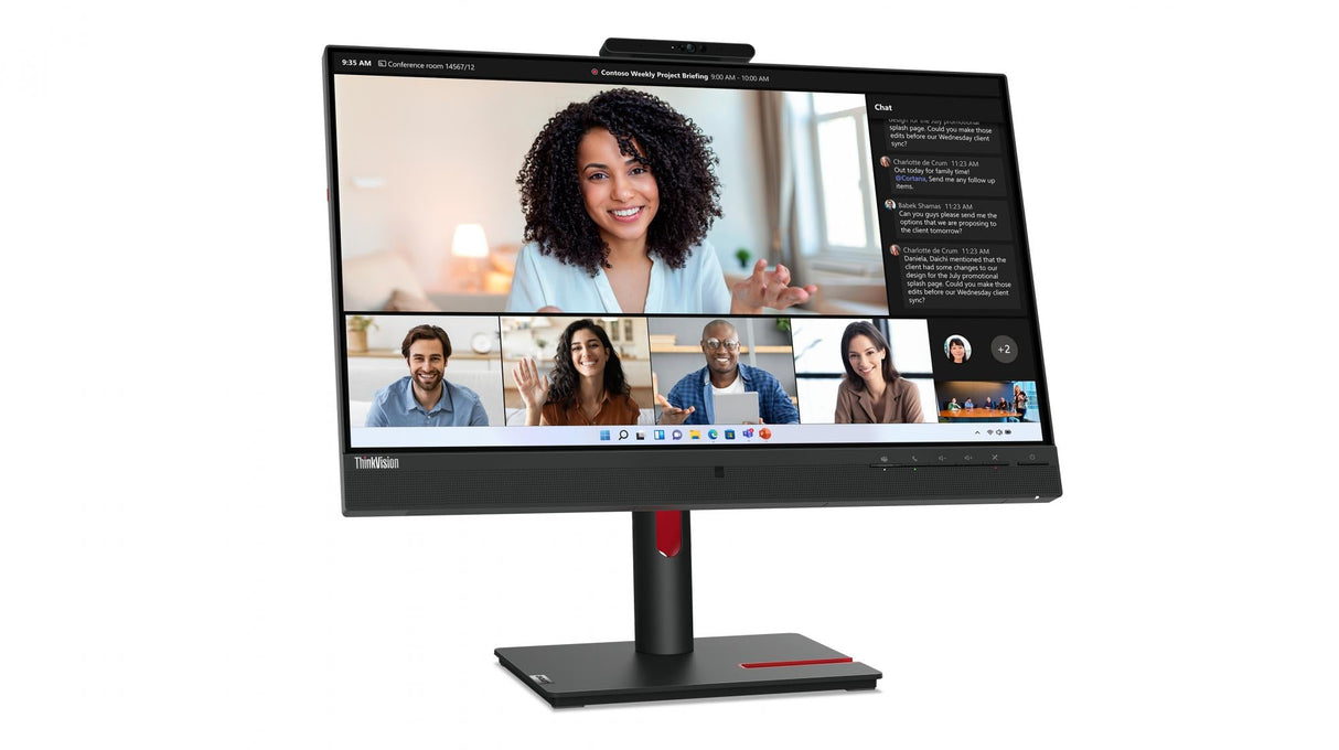 Lenovo ThinkVision T24mv-30 24 1920 X 1080 (Full HD) HDMI DisplayPort USB-C Pivot Monitor
