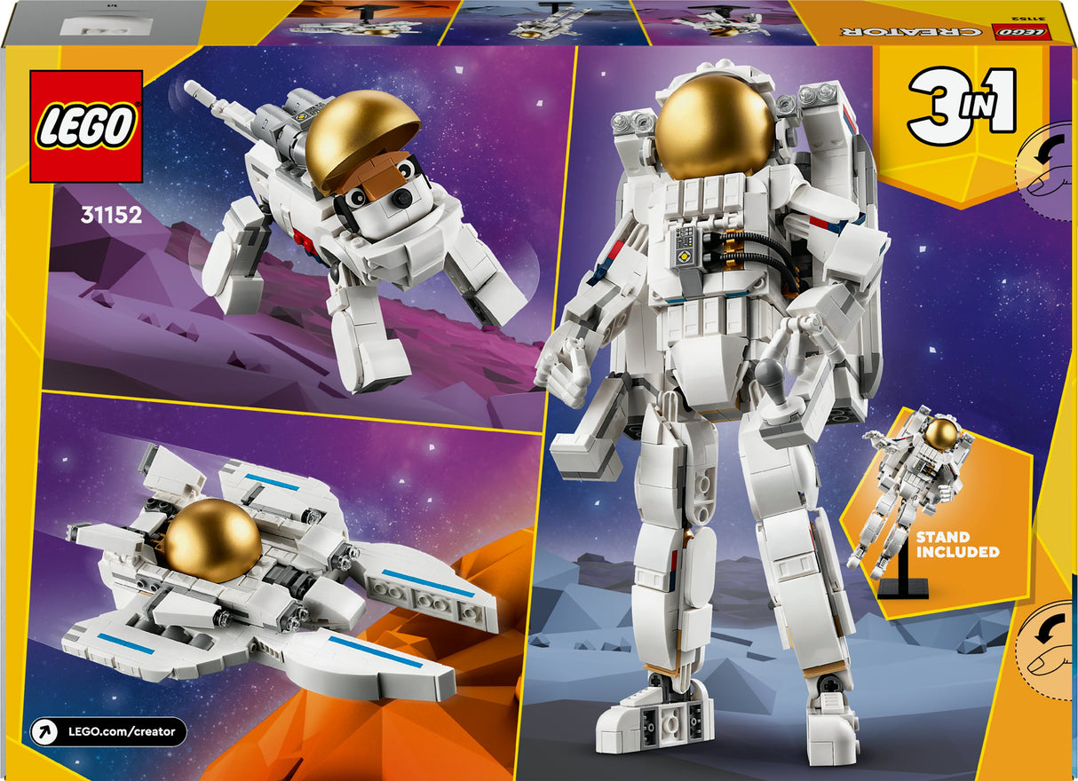 LEGO 31152 Creator 3-i-1 Astronaut In Space Building Leksaksväska