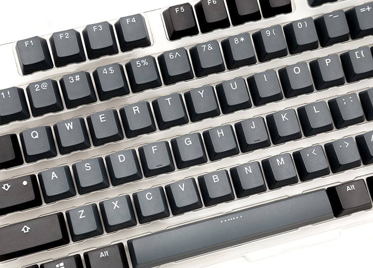 Ducky Skyline Keycap Set - Dubbelskott PBT - Grå