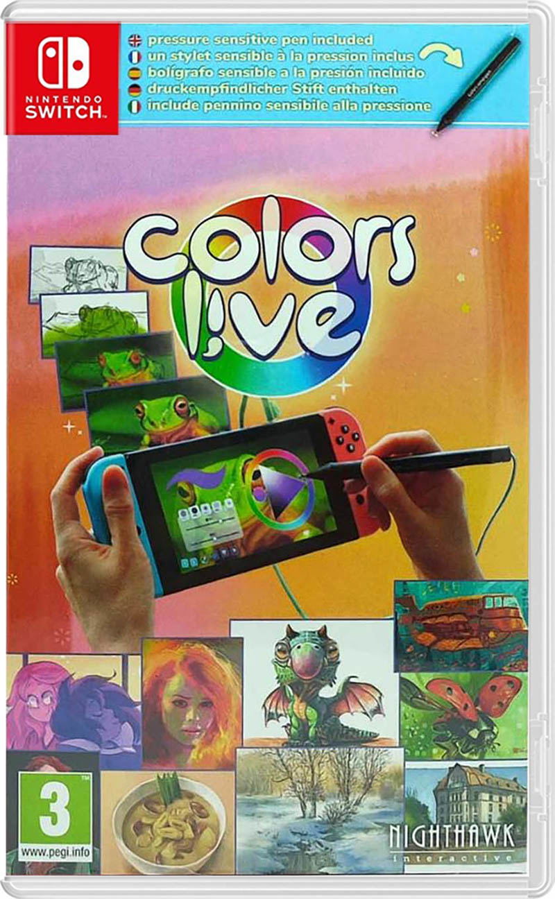Colors Live (With Pen) – Nintendo Switch-emballage