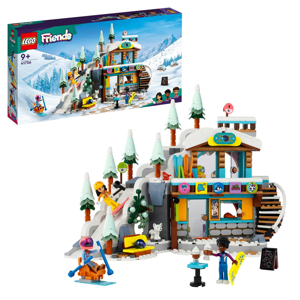 LEGO 41756 Friends Skidbacke Och Kafébyggande Leksak