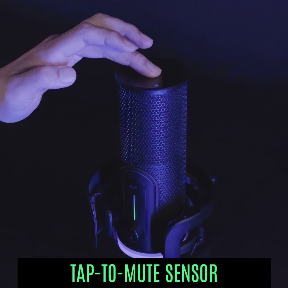 Streamplify MIC Pro, RGB, Stativ, Svart