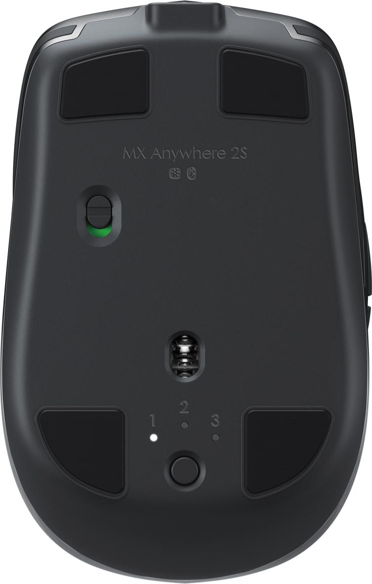 Logitech - MX Anywhere 2S Wireless Mobile Mouse BT, Graphite Logitech