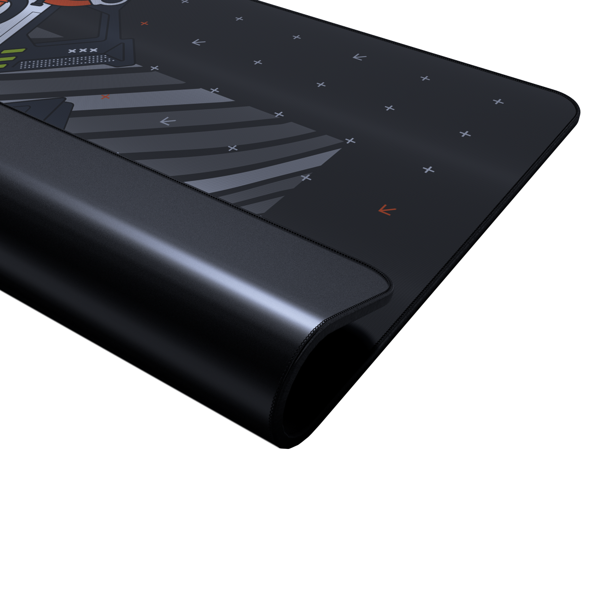 Mighty Setup - Armory Girl Orange Mouse Pad