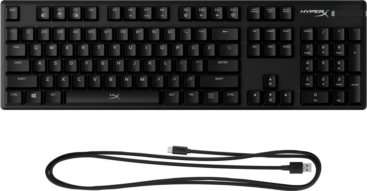 HyperX Alloy Origins Tangentbord Mekanisk RGB/16,7 Miljoner Färger Kabel USA