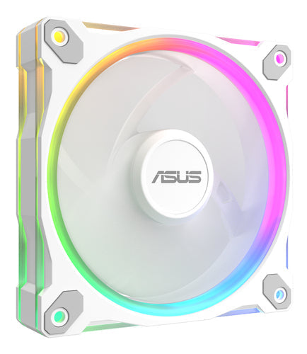 ASUS Prime MR120 ARGB Reverse Fan – kabinetblæser – Hvid – Reverse