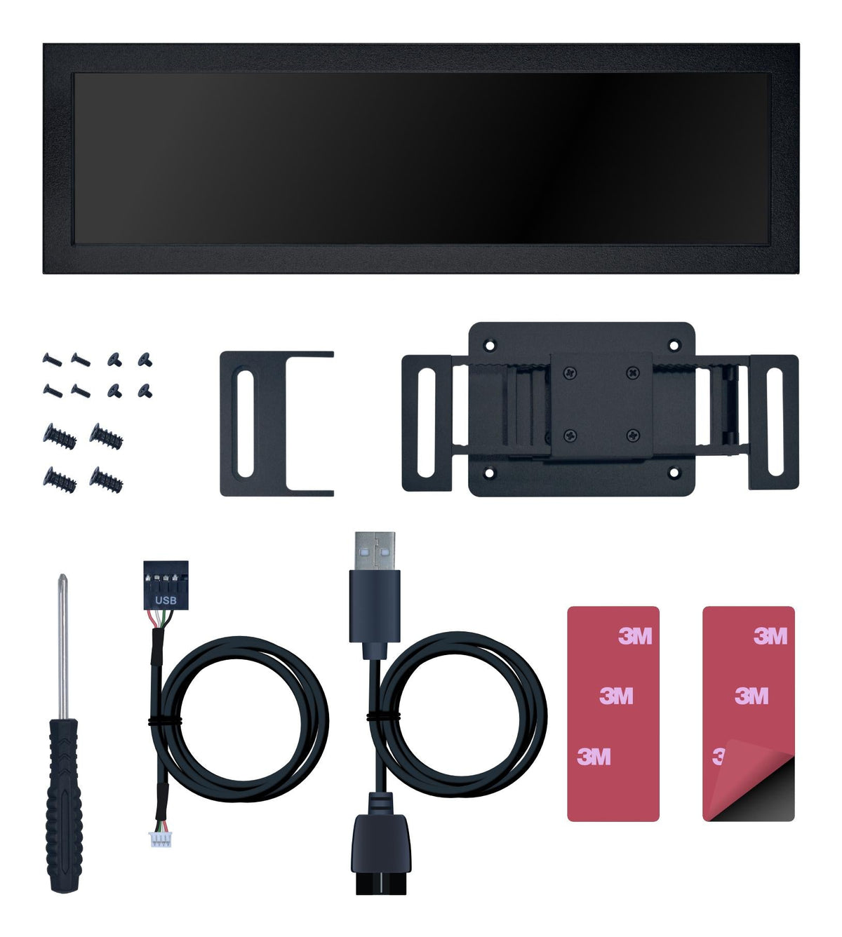Lian Li 8.8" Universal Screen, Black Lian Li
