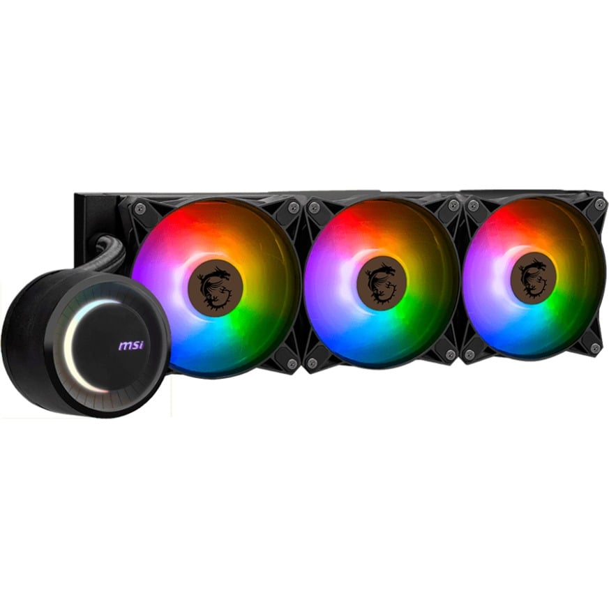 MSI MAG CORELIQUID E360 360mm – CPU-køler – Sort