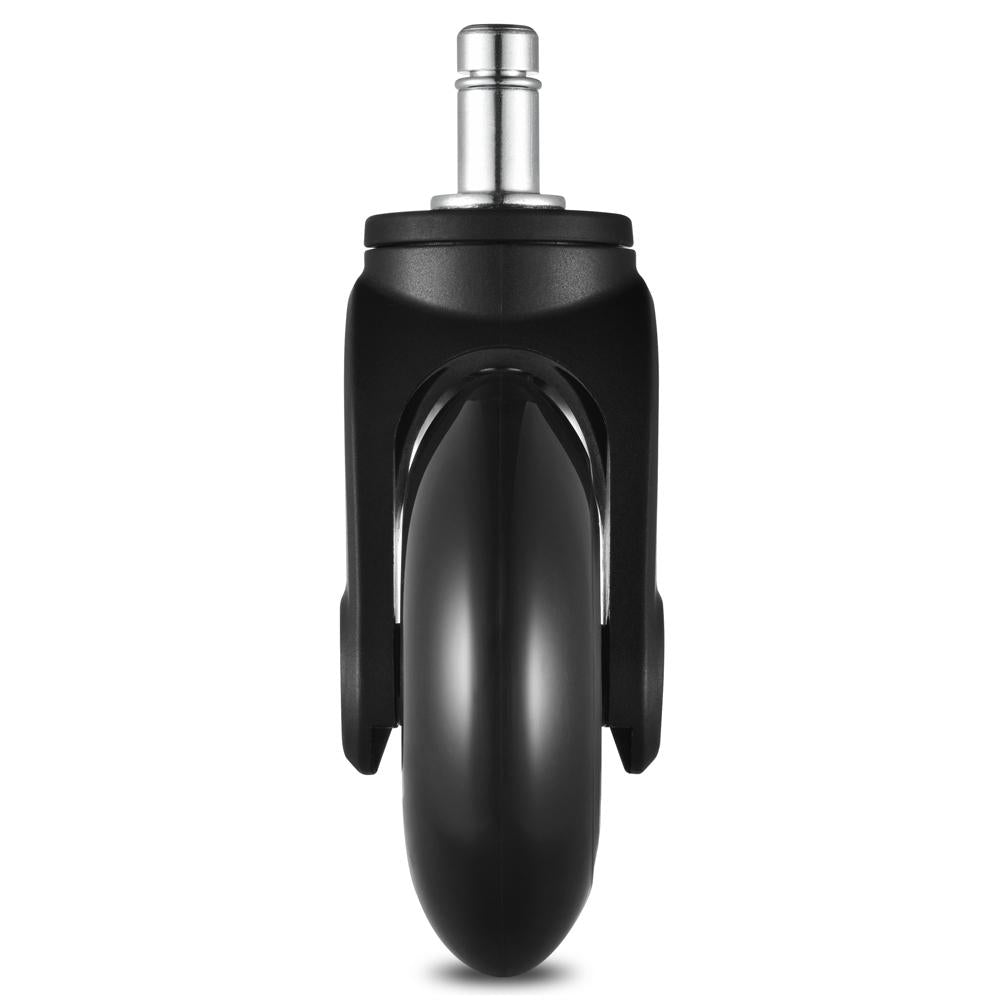 Sharkoon SW10 stolehjul – sort, 75 mm, 11 × 22 mm stift