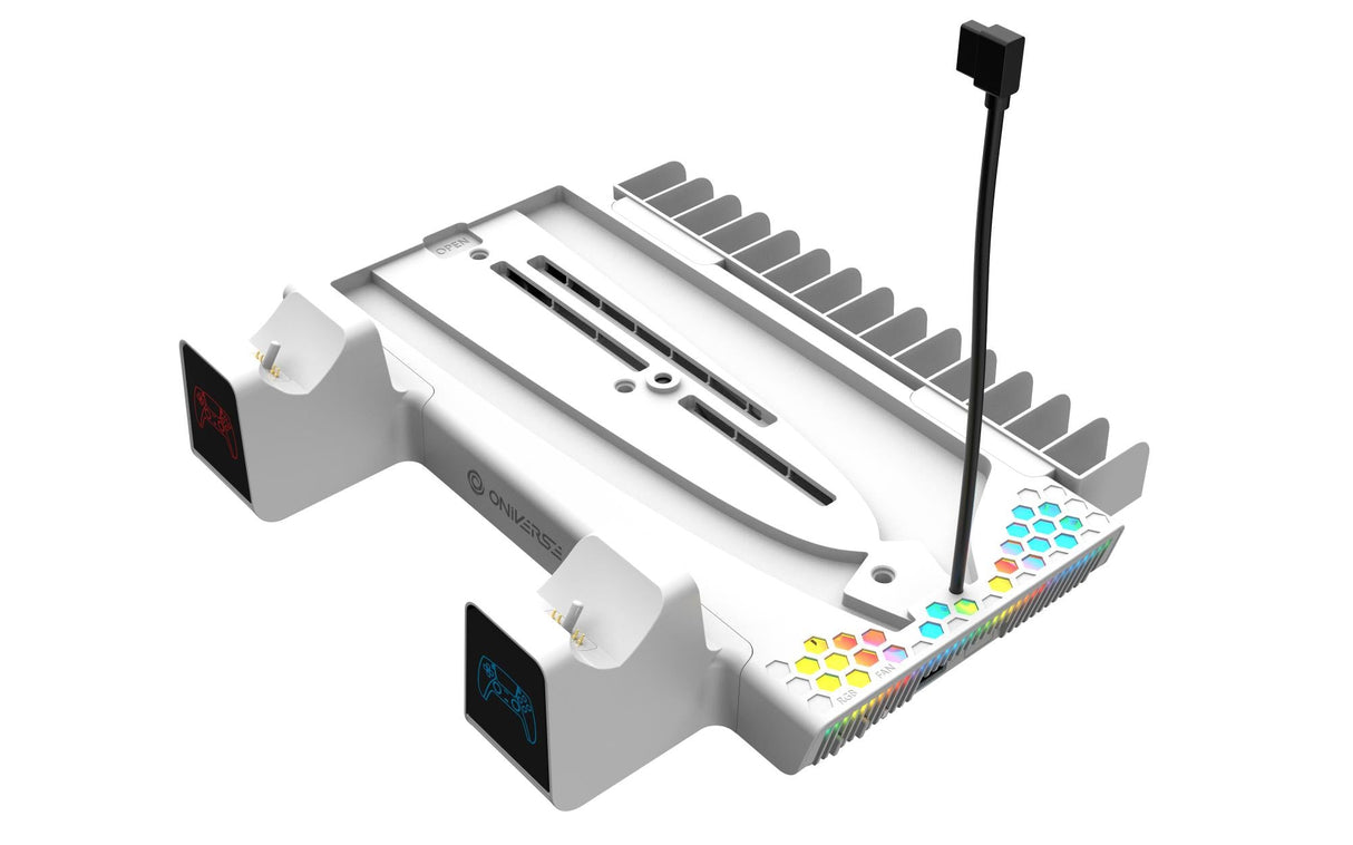 Oniverse Ps5 Nexus 5 Multifunction Stand For Ps5 - White ONIVERSE