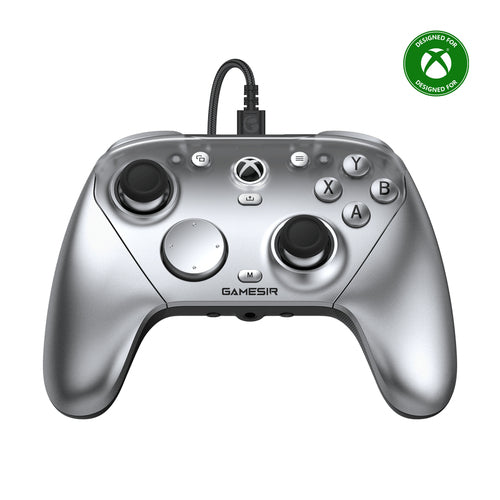 GameSir G7 Pro Multiplatform Gamepad - Metallic Silver (TMR Sticks, Hall-Effect Triggers) Xbox Licensed GameSir