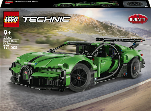 LEGO Technic 42241 – Grøn Bugatti Chiron Pur Sport – produktdetalje eller byggeeksempel 1
