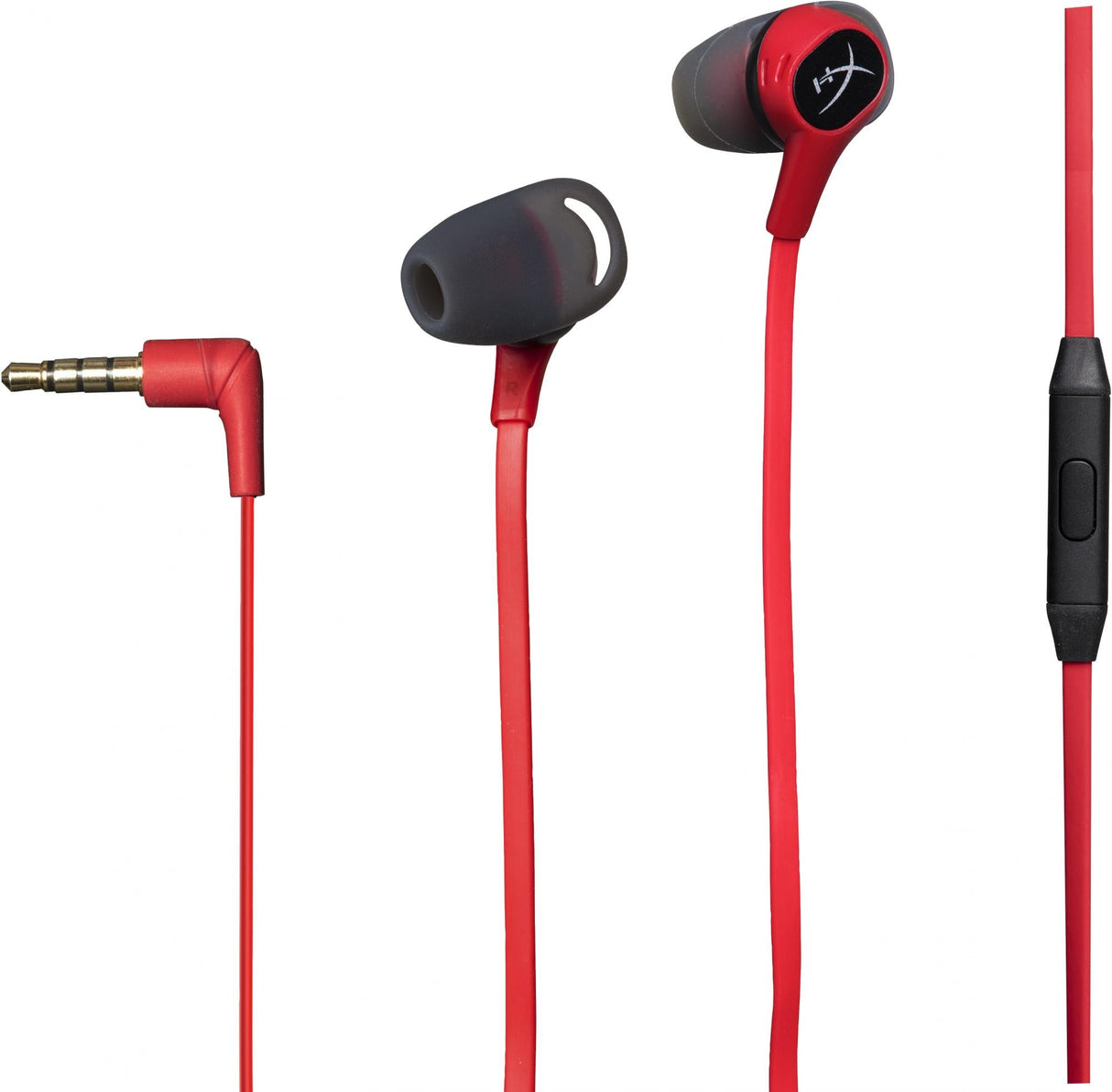 HyperX Cloud Earbuds Cable Earbuds Svart Röd