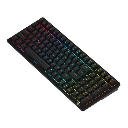 Trådlöst Mekaniskt Tangentbord Royal Kludge RK98 RGB, Brun Switch (svart)