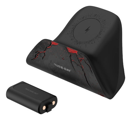 8BitDo Ultimate Charging Dock – Gears of War: E-Day – sort/rød – produktvisning 2