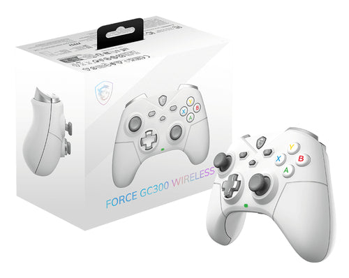 MSI FORCE GC300 Wireless – hvid controller – controller med emballage