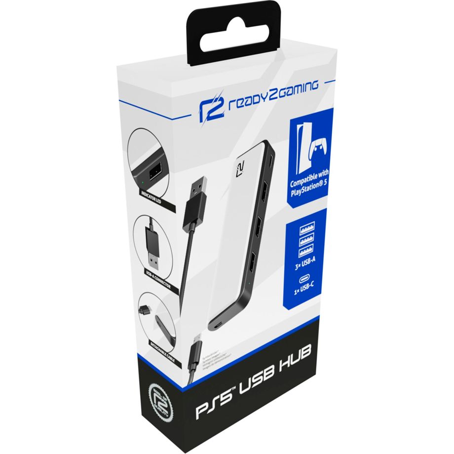 Ready2gaming PS5 USB Hub (1x Typ C / 3x USB-A)