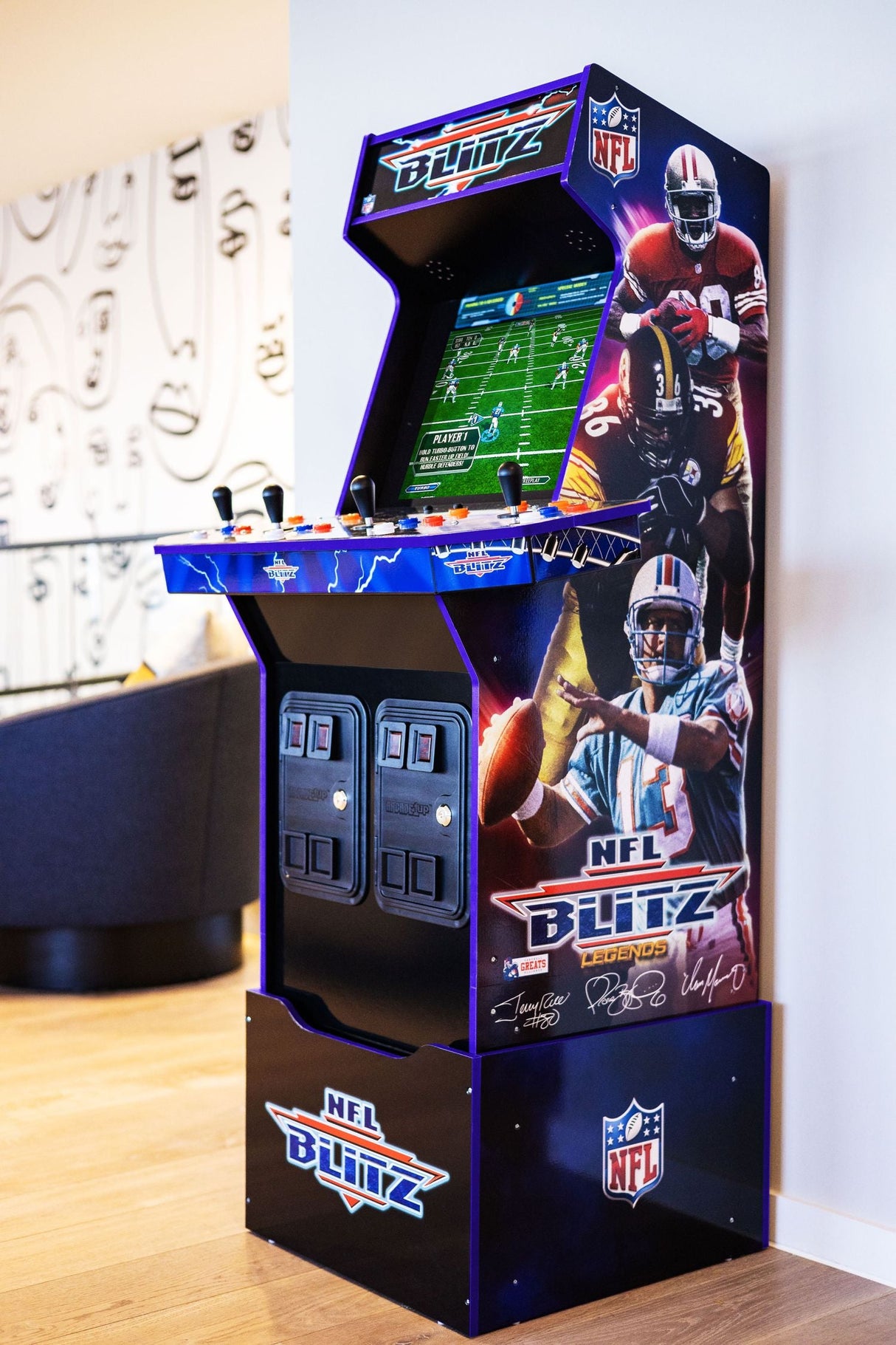 ARCADE 1 UP NFL BLITZ ARCADE MACHINE