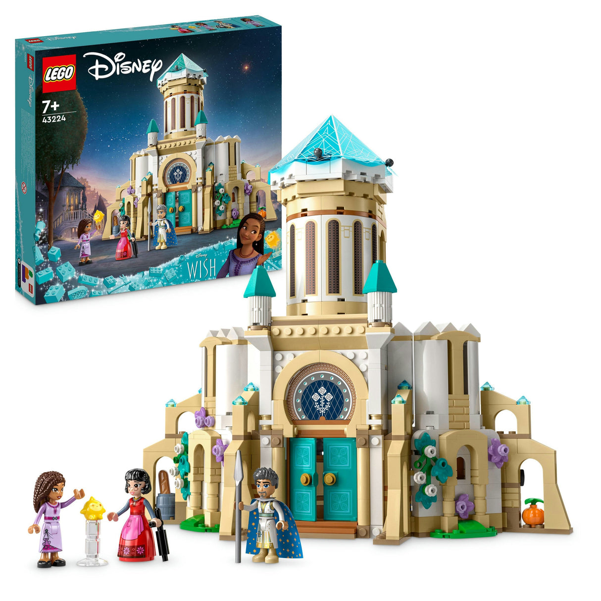 LEGO 43224 Disney Wish King Magnificos Castle, Byggleksaksväska