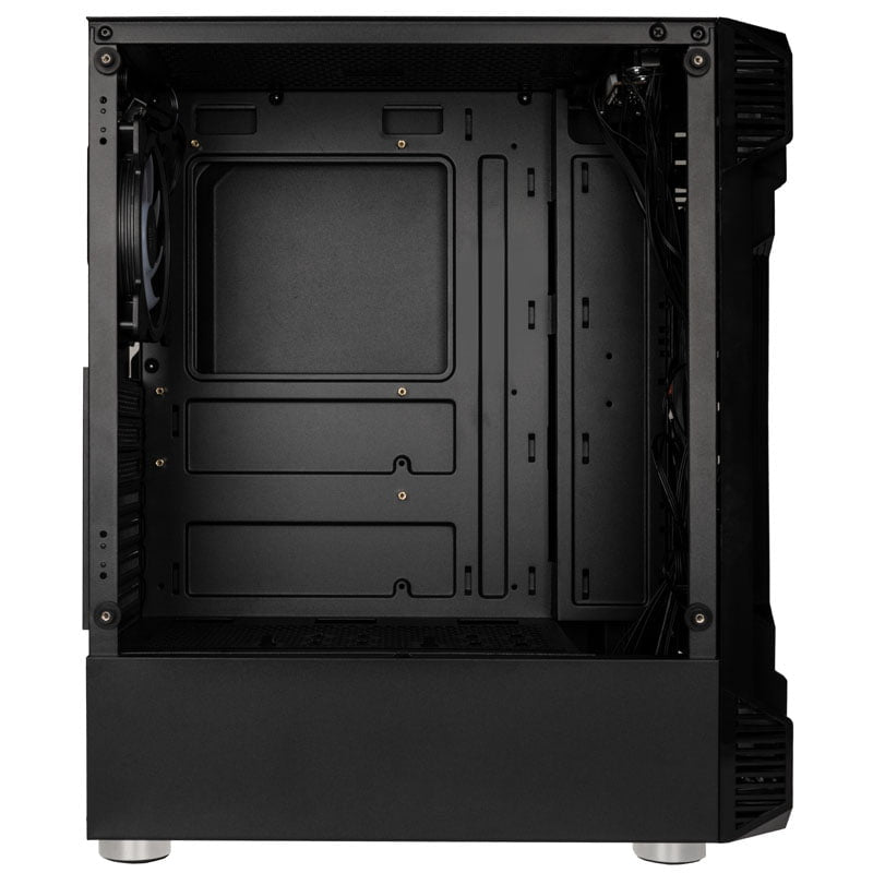 Kolink Inspire Series K10 Midi-Tower ARGB Gaming Case - Svart Fönster
