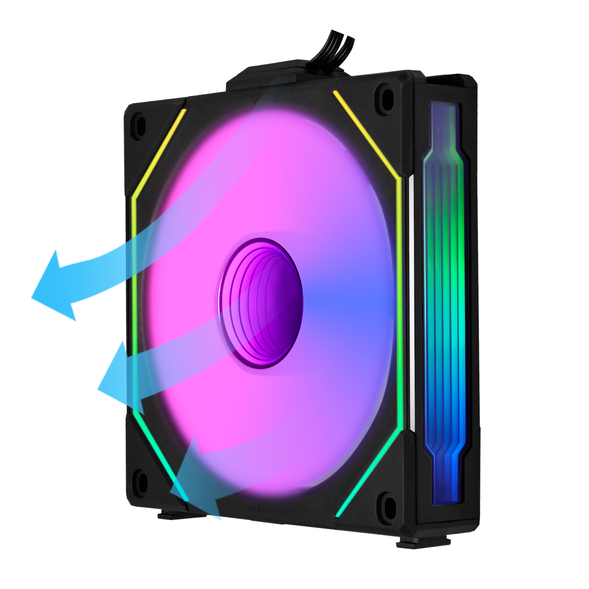 Lian li UNI FAN SL INF Fläkt Svart - 120mm infinity RGB, PWM