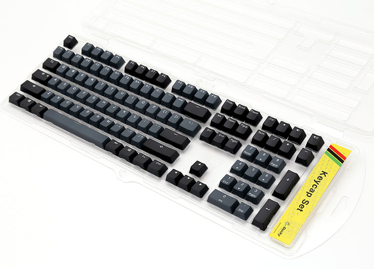 Ducky Skyline Keycap Set - Dubbelskott PBT - Grå