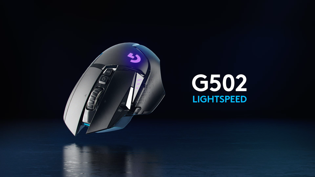 Logitech - G502 Wireless Lightspeed Black Gamer Mouse