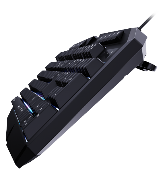 Speedlink - LUDICIUM RGB Rainbow Gaming Tangentbord, Svart - US Layout