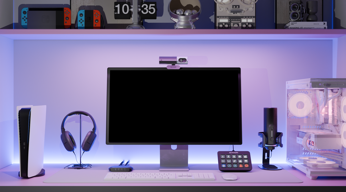 Streamplify CAM Pro, Webbkamera, 4K, 8M30 - Svart