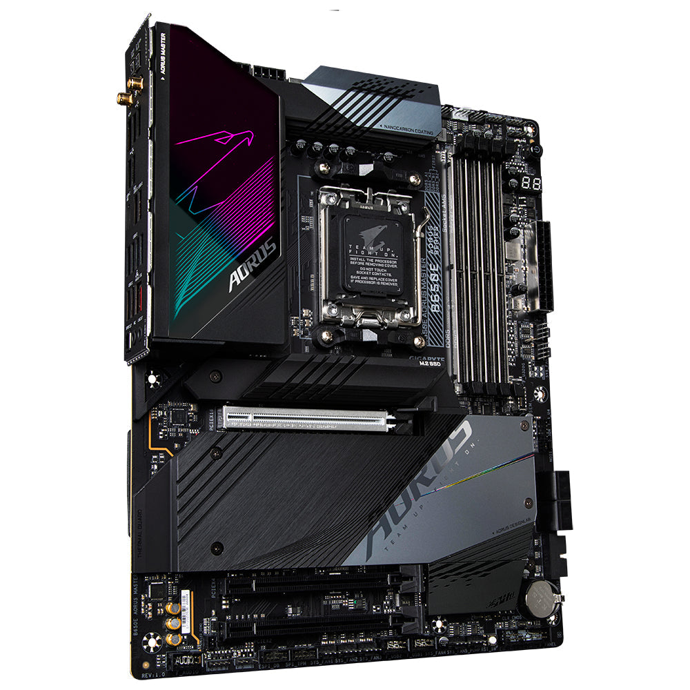 GIGABYTE B650E AORUS MASTER, Moderkort (svart)