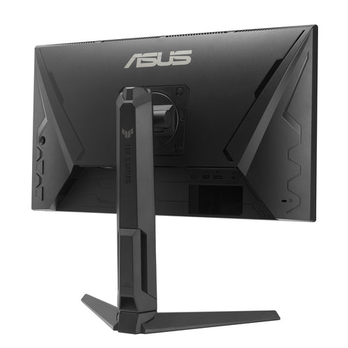 ASUS TUF Gaming VG259QL5A – 24,5" Fast IPS – Full HD – 200 Hz – skærm set skråt bagfra