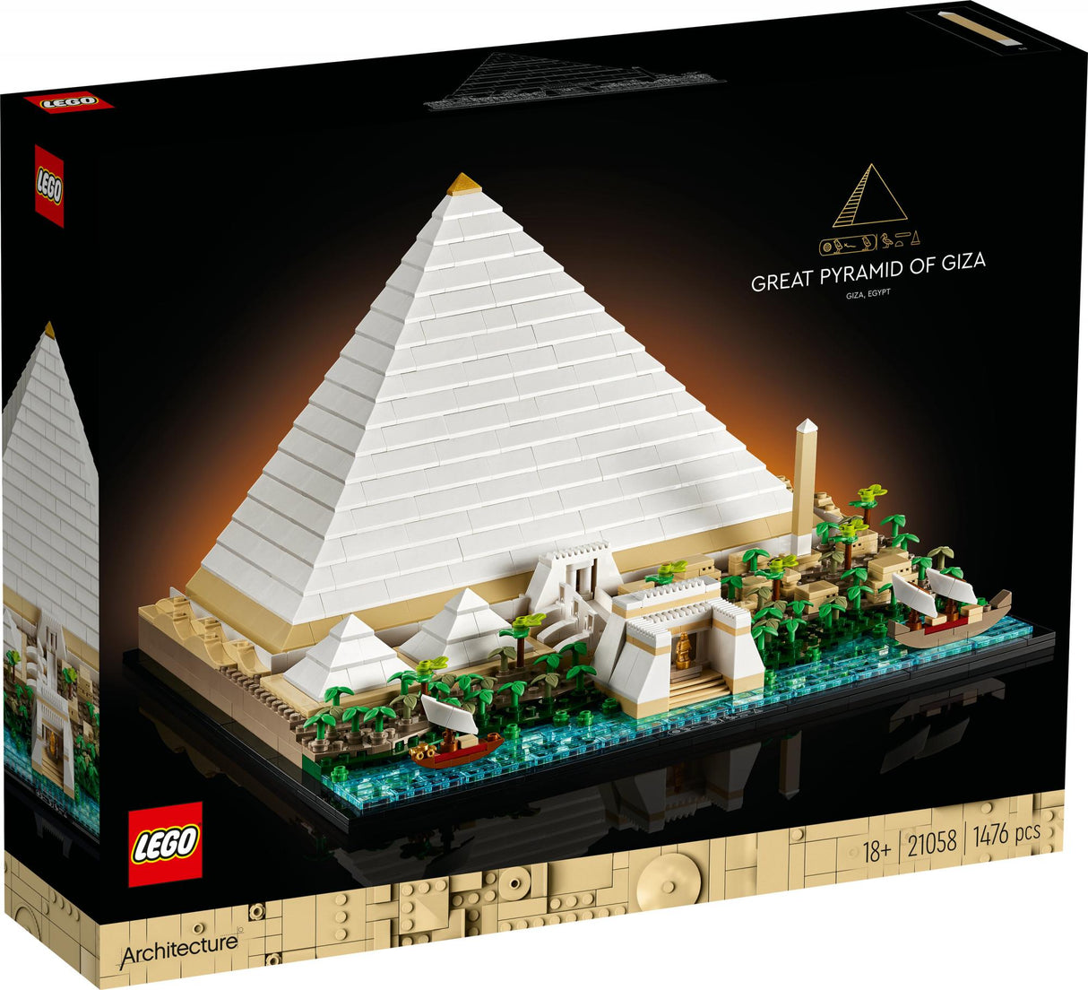 LEGO Architecture: Den Stora Pyramiden I Giza (21058)