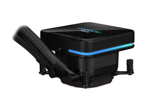 ASUS PRIME LC II 360 ARGB LCD – set ovenfra (vinkel 2)